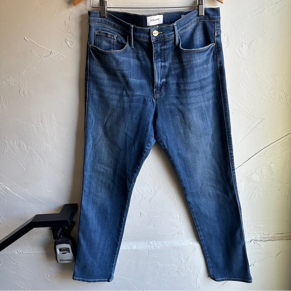FRAME Le Sylvie Slender Straight Jeans Size 32